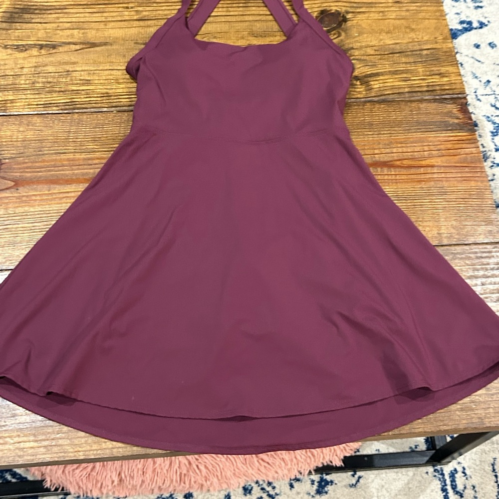 Purple Halter Dress